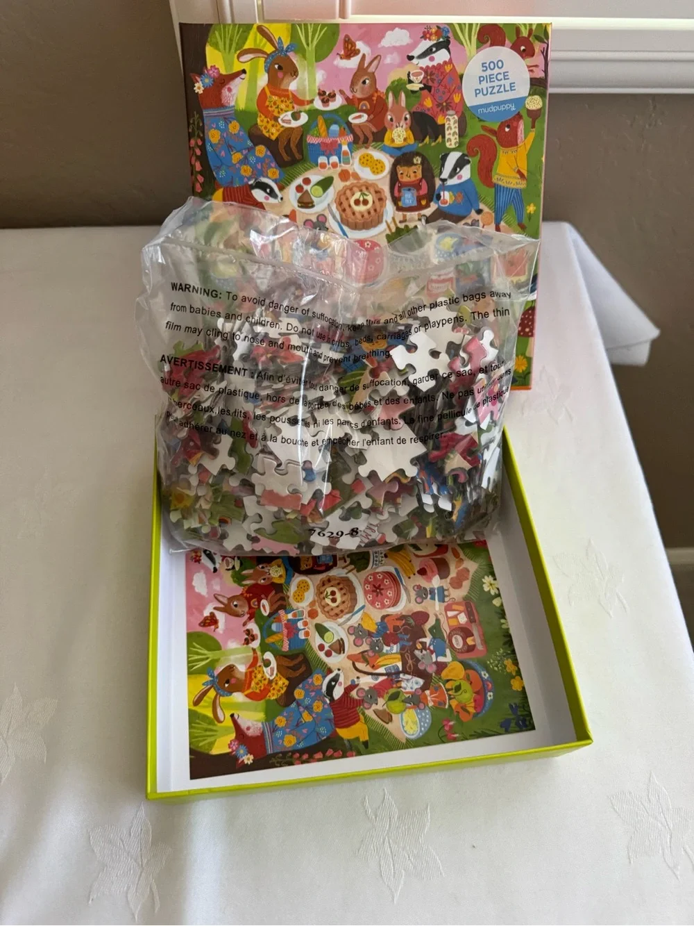 Mudpuppy 500-piece jigsaw puzzle set of 2 NWT - Picture 7 of 7